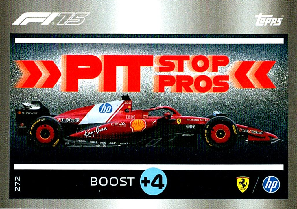 Turbo Attax 2025 PIT STOP PROS FERRARI nº272