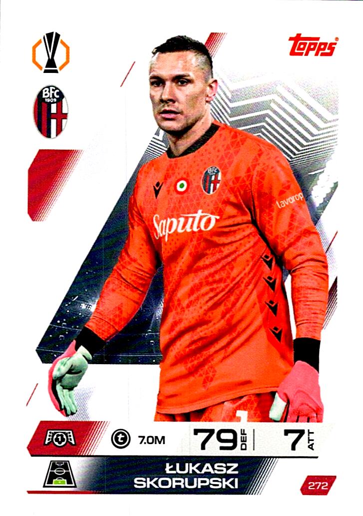 MATCH ATTAX CHAMPIONS LEAGUE 2025/2026 LUKASZ SKORUPSKI Nº272