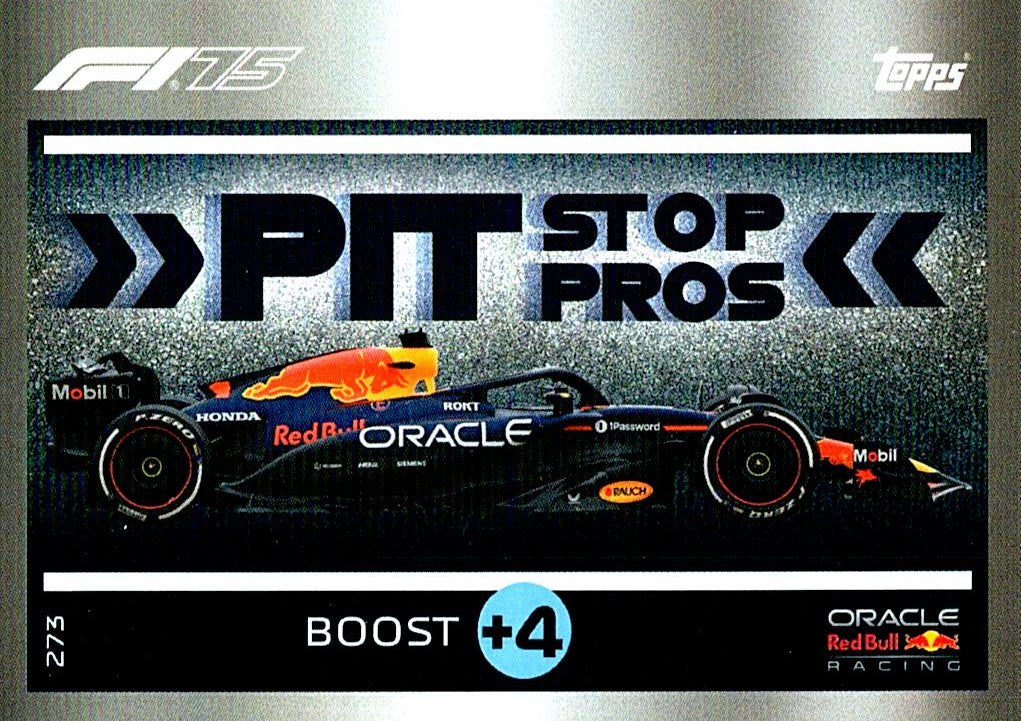 Turbo Attax 2025 PIT STOP PROS RED BULL nº273