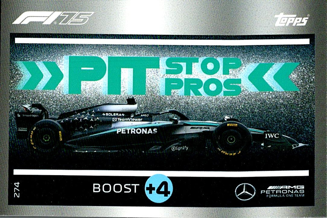 Turbo Attax 2025 PIT STOP PROS MERCEDES nº274