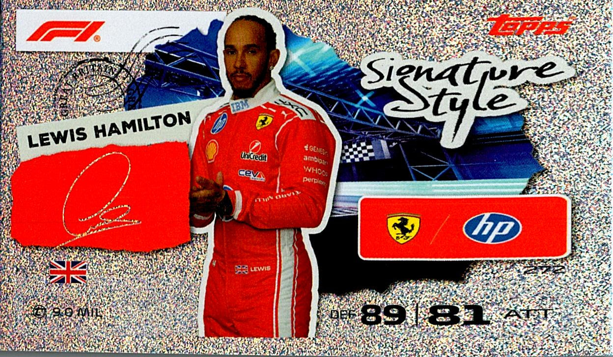 TURBO ATTAX FORMULA 1 2026 LEWIS HAMILTON Nº272