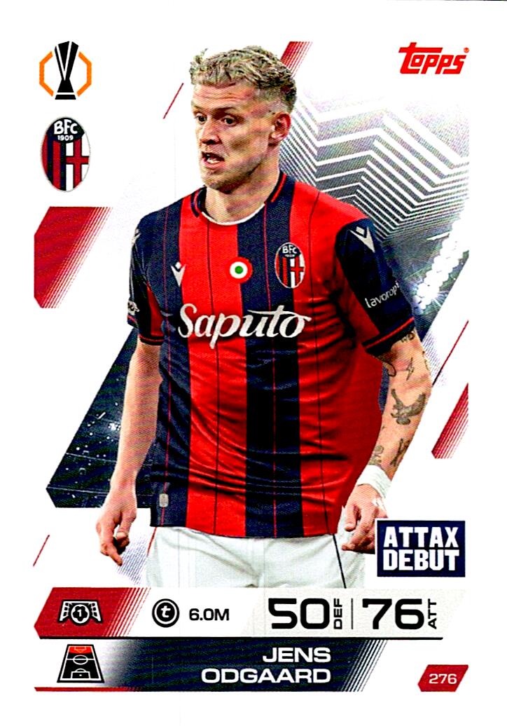 MATCH ATTAX CHAMPIONS LEAGUE 2025/2026 JENS ODGAARD Nº276