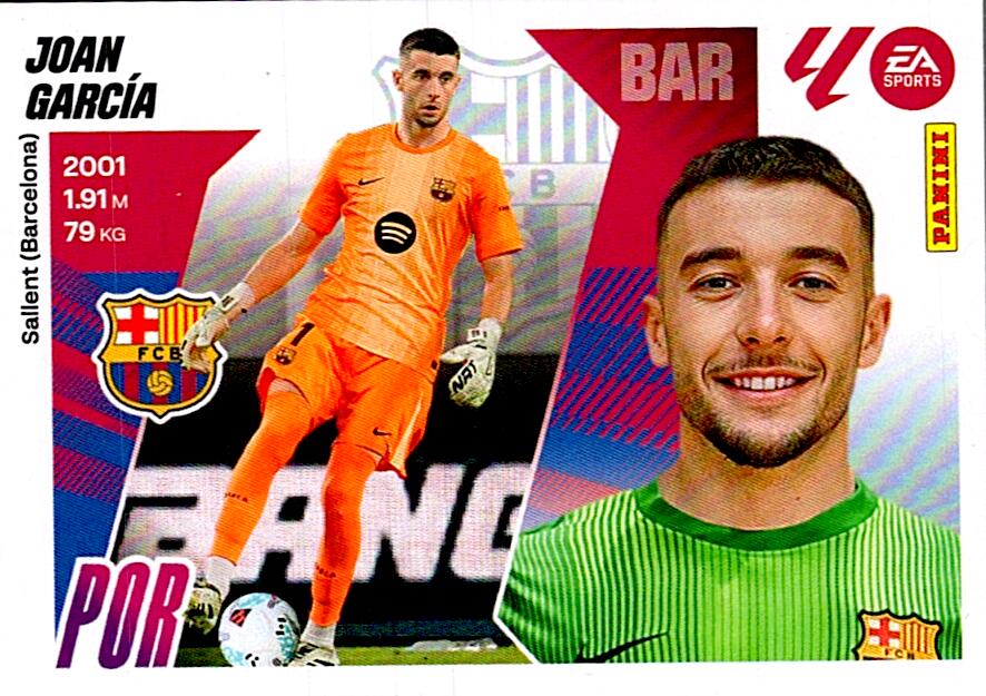 LIGA ESTE 2025/2026 ULTIMO FICHAJE JOAN GARCIA Nº8 SEGUNDA EDICION