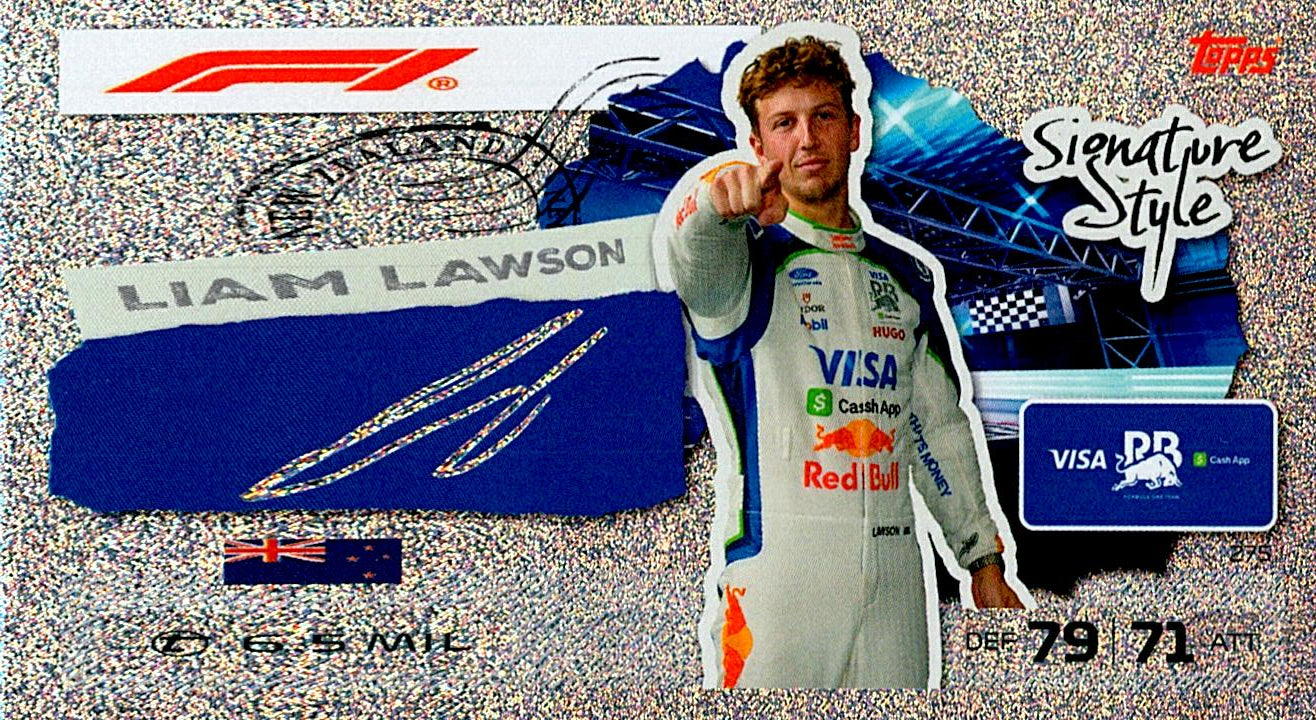 TURBO ATTAX FORMULA 1 2026 LIAM LAWSON Nº275