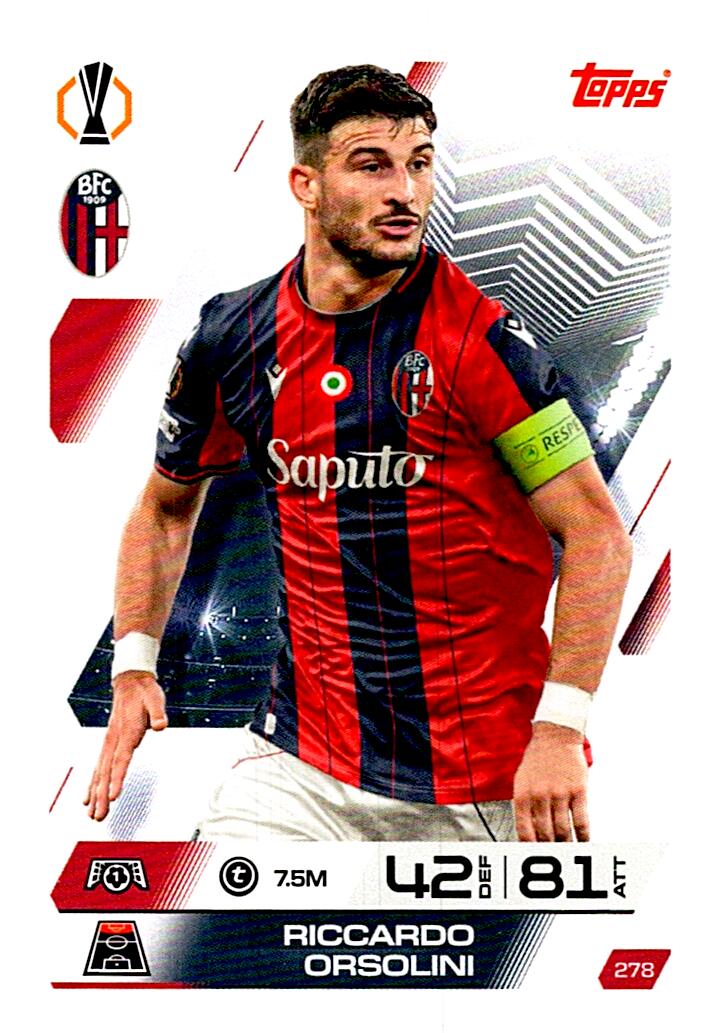 MATCH ATTAX CHAMPIONS LEAGUE 2025/2026 RICCARDO ORSOLINI Nº278