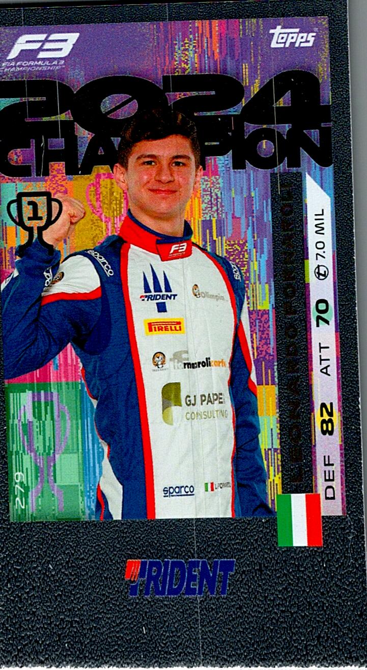 Turbo Attax 2025 2024 CHAMPION LEONARDO FORNAROLI nº279