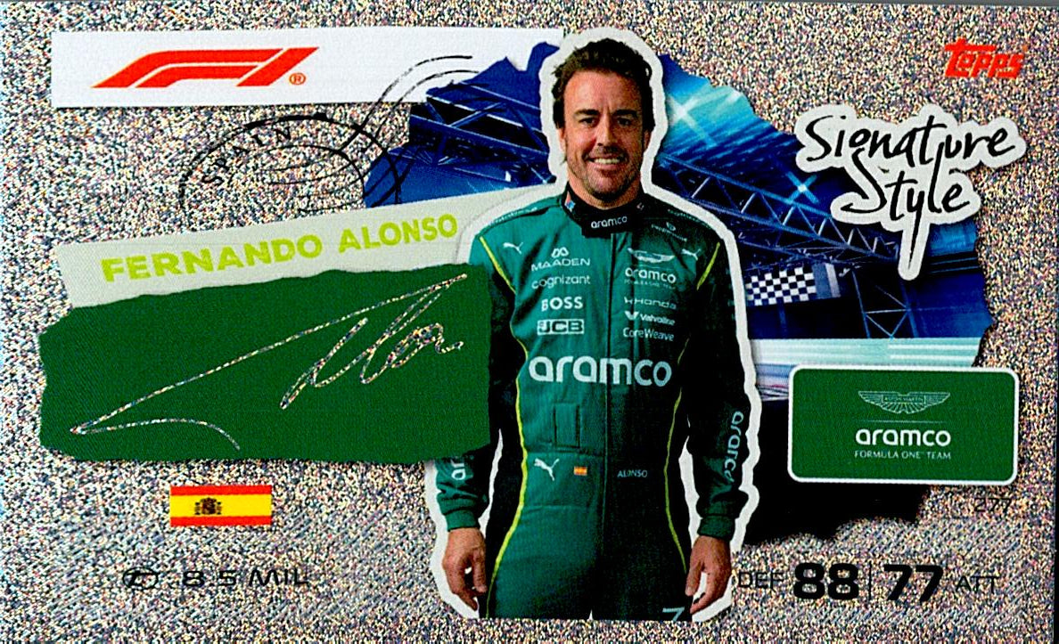 TURBO ATTAX FORMULA 1 2026 FERNANDO ALONSO Nº277