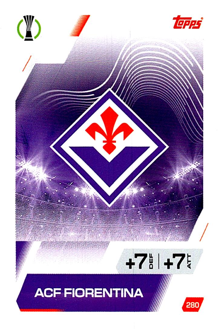 MATCH ATTAX CHAMPIONS LEAGUE 2025/2026 ESCUDO ACF FIORENTINA Nº280