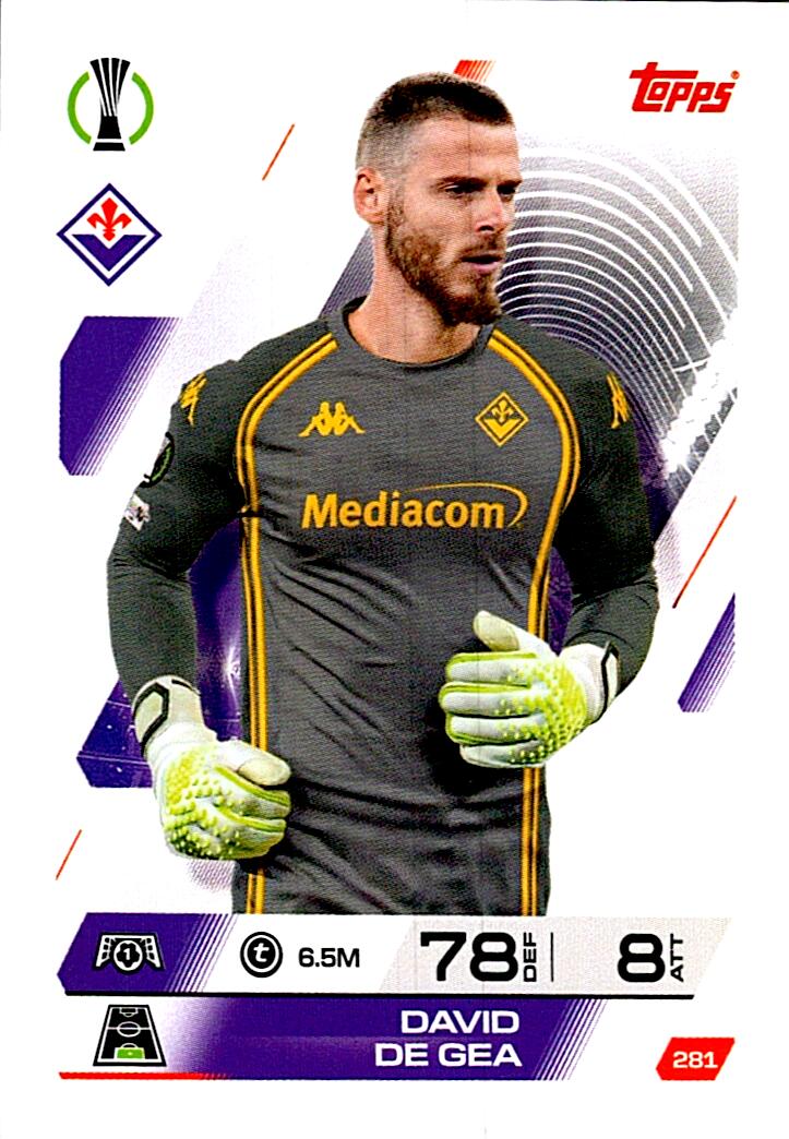 MATCH ATTAX CHAMPIONS LEAGUE 2025/2026 DAVID DE GEA Nº281
