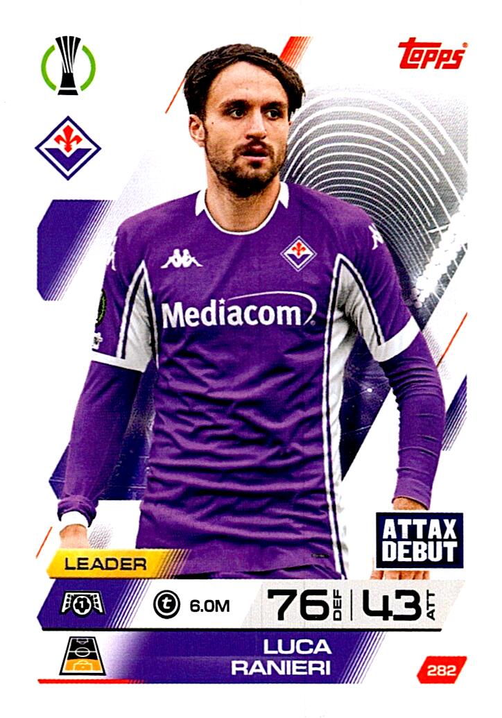 MATCH ATTAX CHAMPIONS LEAGUE 2025/2026 LUCA RANIERI Nº282