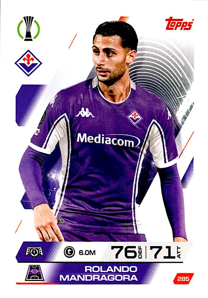 MATCH ATTAX CHAMPIONS LEAGUE 2025/2026 ROLANDO MANDRAGORA Nº285