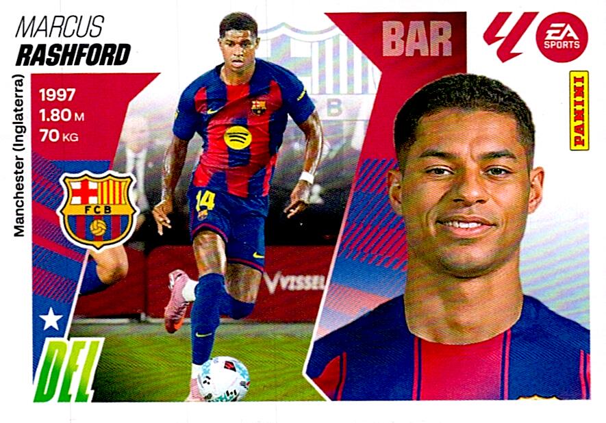 LIGA ESTE 2025/2026 ULTIMO FICHAJE RASHFORD Nº20 SEGUNDA EDICION