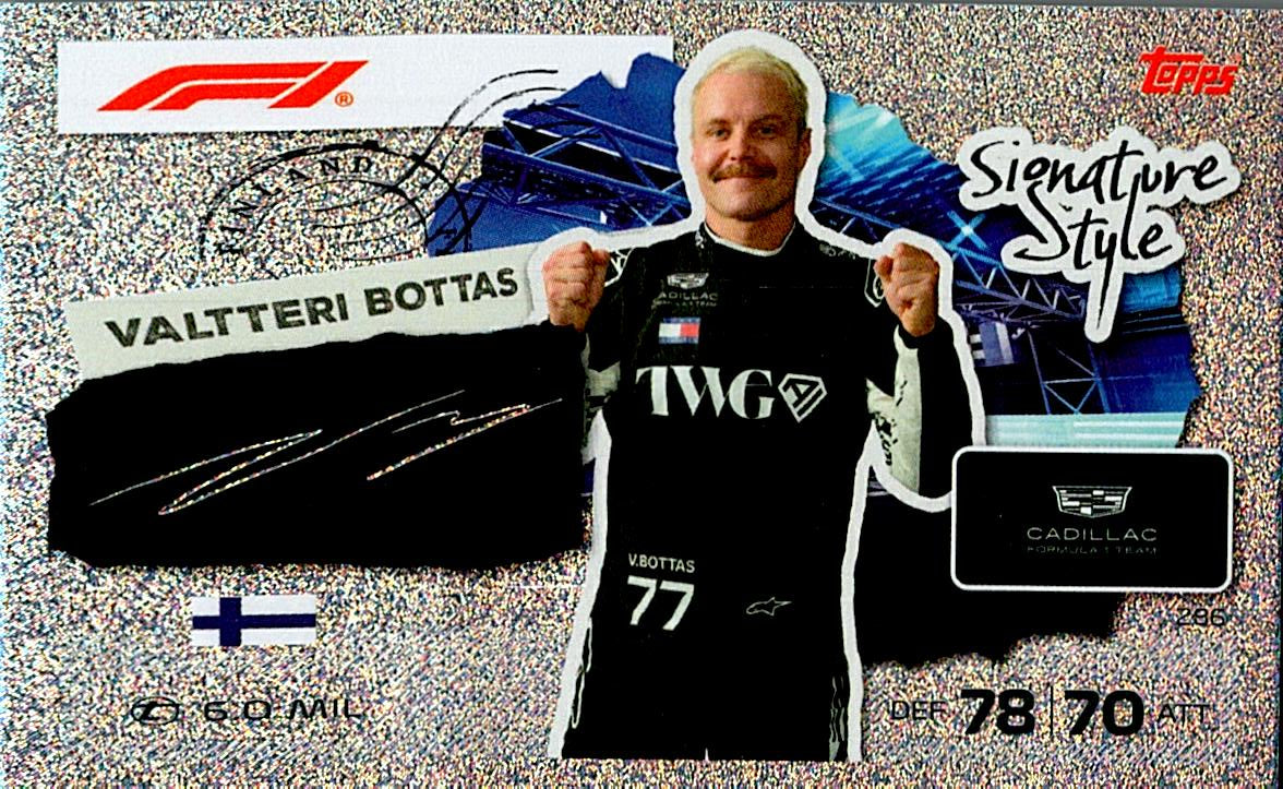 TURBO ATTAX FORMULA 1 2026 VALTTERI BOTTAS Nº286