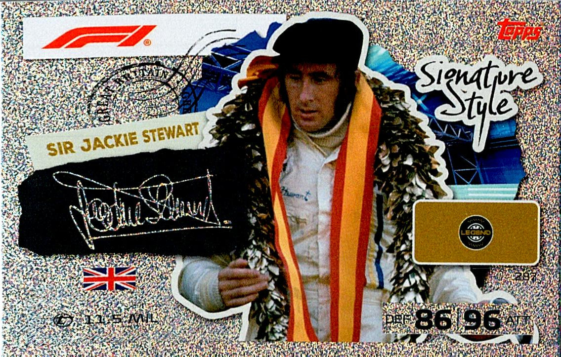 TURBO ATTAX FORMULA 1 2026 SIR JACKIE STEWART Nº287