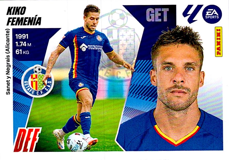 LIGA ESTE 2025/2026 ULTIMO FICHAJE KIKO FEMENIA Nº23 SEGUNDA EDICION