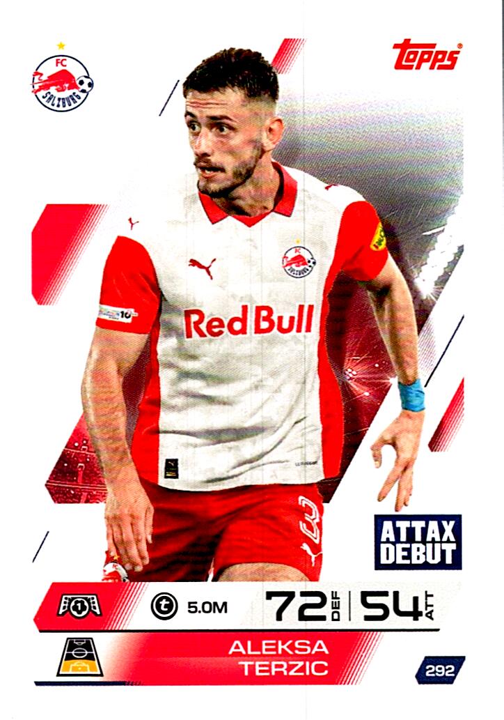 MATCH ATTAX CHAMPIONS LEAGUE 2025/2026 ALEKSA TERZIC Nº292