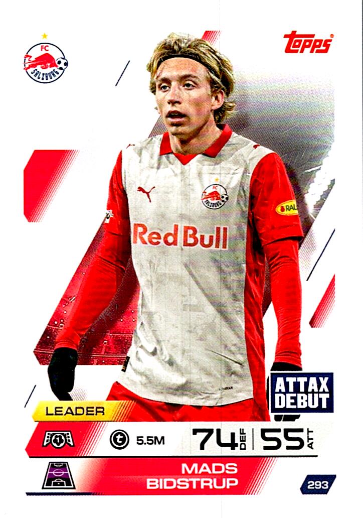 MATCH ATTAX CHAMPIONS LEAGUE 2025/2026 MADS BIDSTRUP Nº293