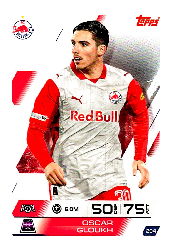 MATCH ATTAX CHAMPIONS LEAGUE 2025/2026 OSCAR GLOUKH Nº294
