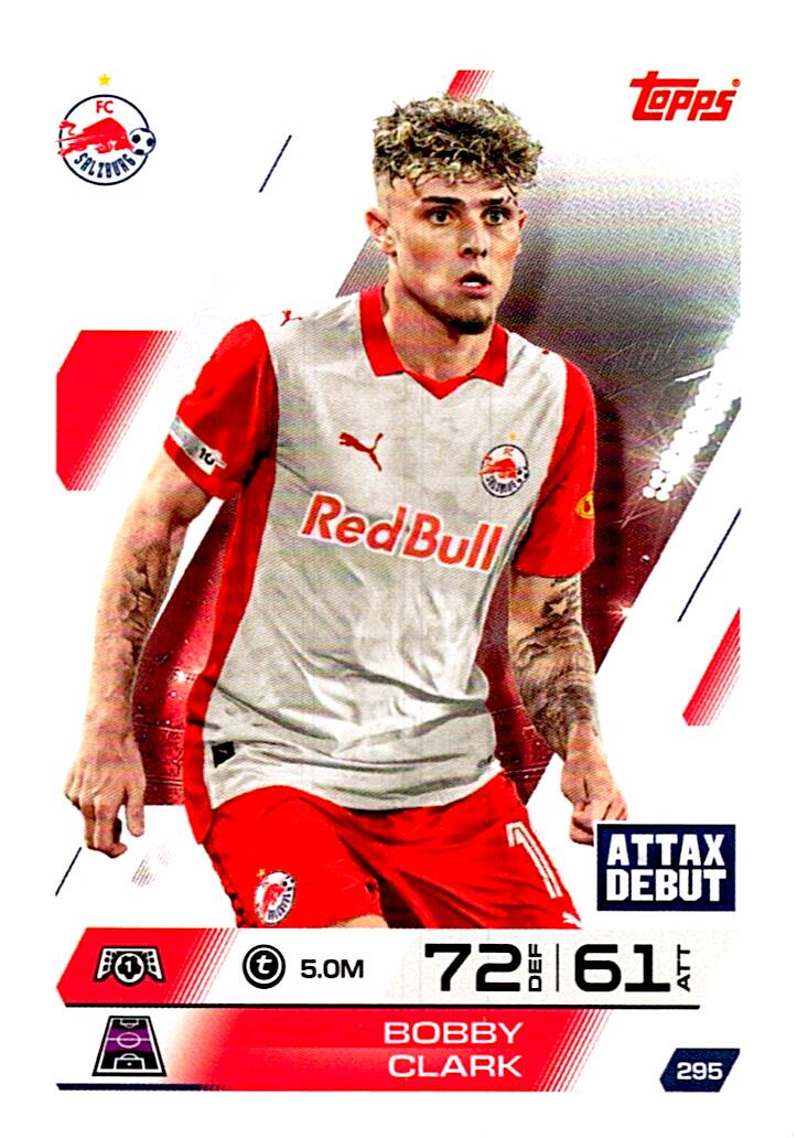 MATCH ATTAX CHAMPIONS LEAGUE 2025/2026 BOBBY CLARK Nº295