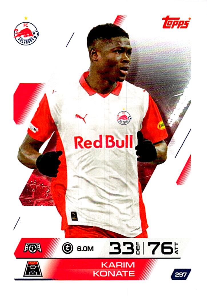 MATCH ATTAX CHAMPIONS LEAGUE 2025/2026 KARIM KONATE Nº297