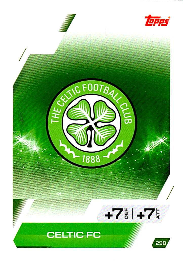 MATCH ATTAX CHAMPIONS LEAGUE 2025/2026 ESCUDO CELTIC FC Nº298