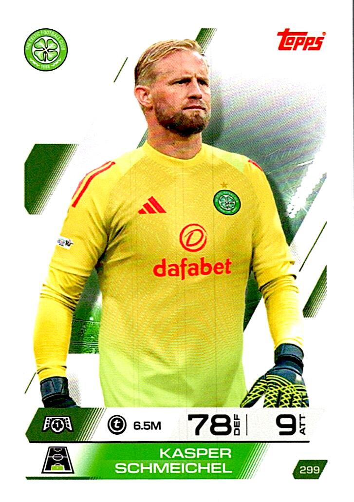 MATCH ATTAX CHAMPIONS LEAGUE 2025/2026 KASPER SCHMEICHEL Nº299