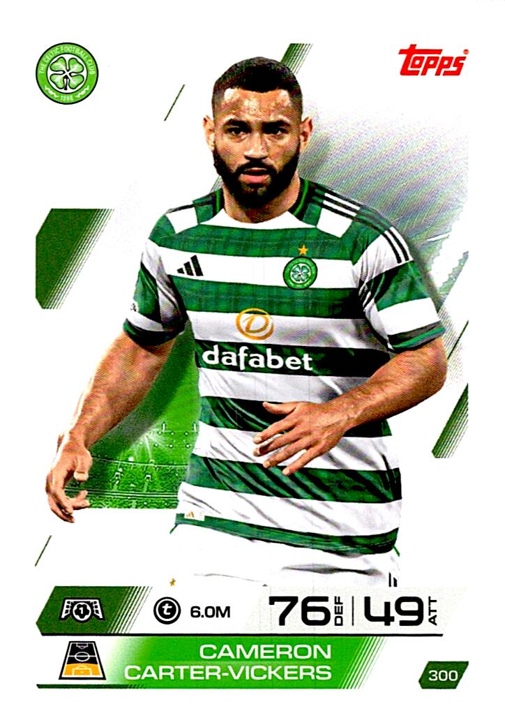 MATCH ATTAX CHAMPIONS LEAGUE 2025/2026 CAMERON CARTER-VICKERS Nº300