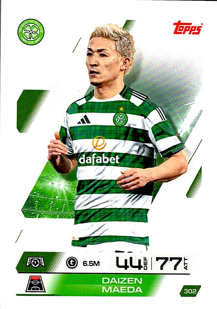 MATCH ATTAX CHAMPIONS LEAGUE 2025/2026 DAIZEN MAEDA Nº302