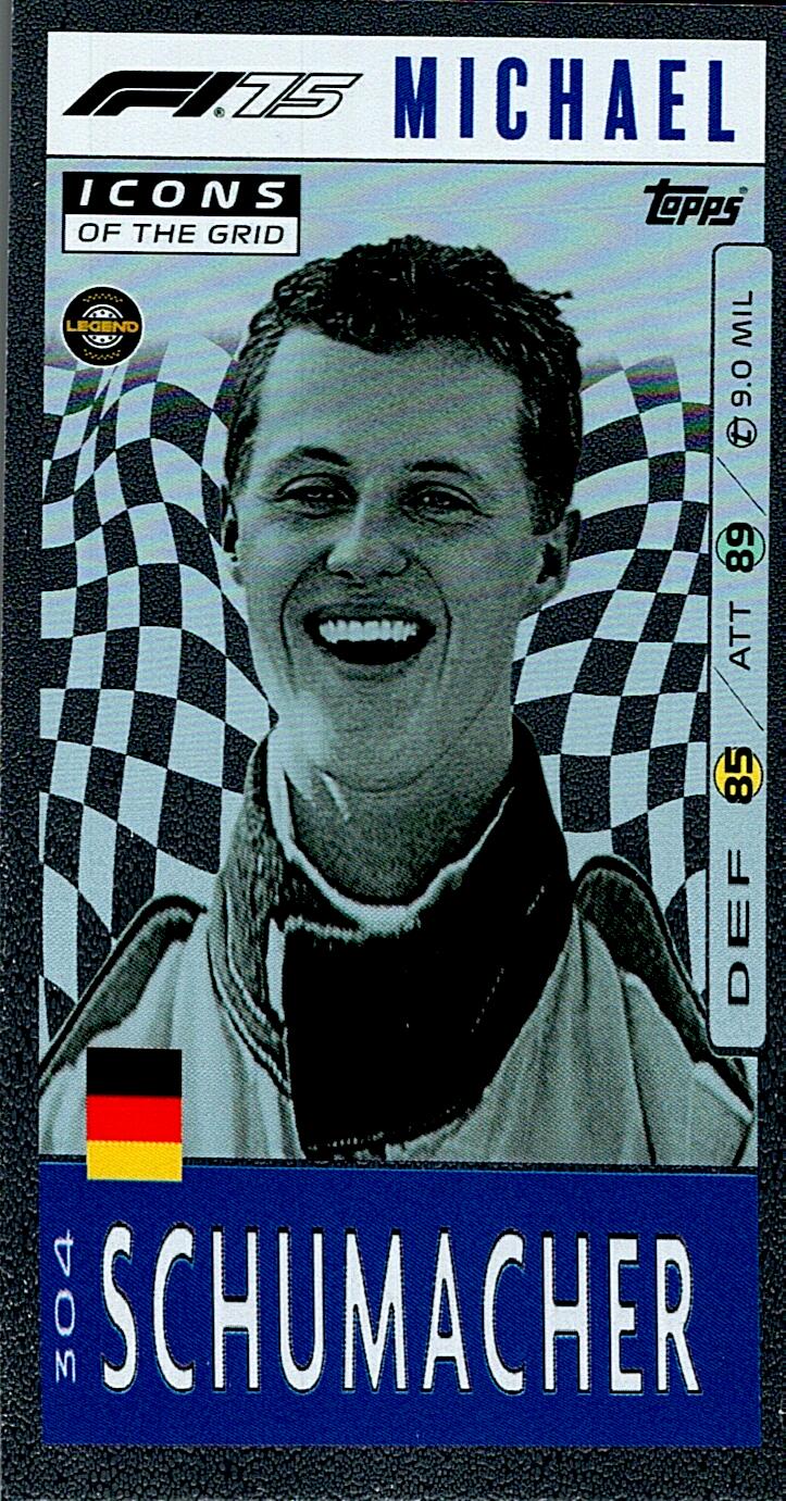 Turbo Attax 2025 MICHAEL SCHUMACHER nº304