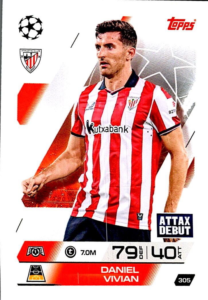 MATCH ATTAX CHAMPIONS LEAGUE 2025/2026 DANIEL VIVIAN Nº305
