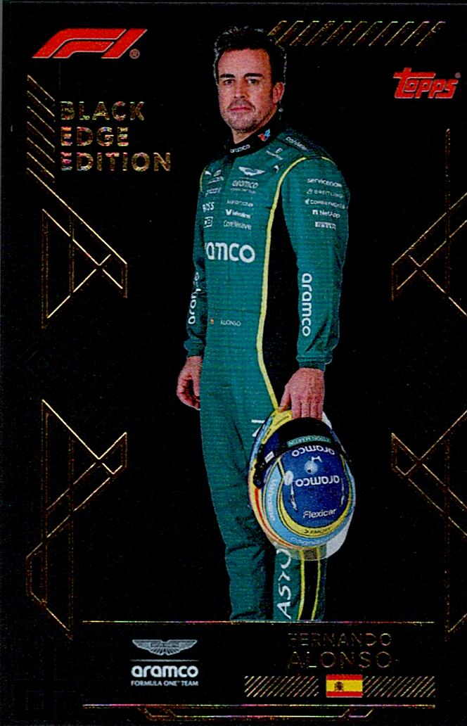 TURBO ATTAX FORMULA 1 2026 FERNANDO ALONSO BLACK EDGE Nº304
