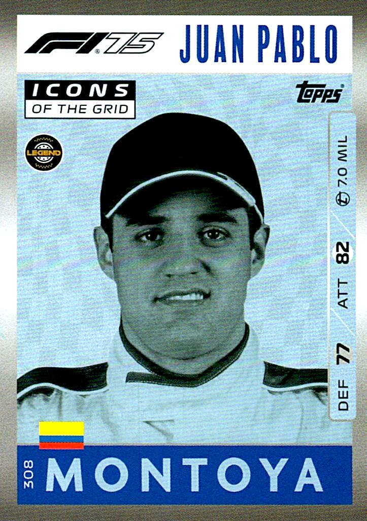 Turbo Attax 2025 JUAN PABLO MONTOYA nº308