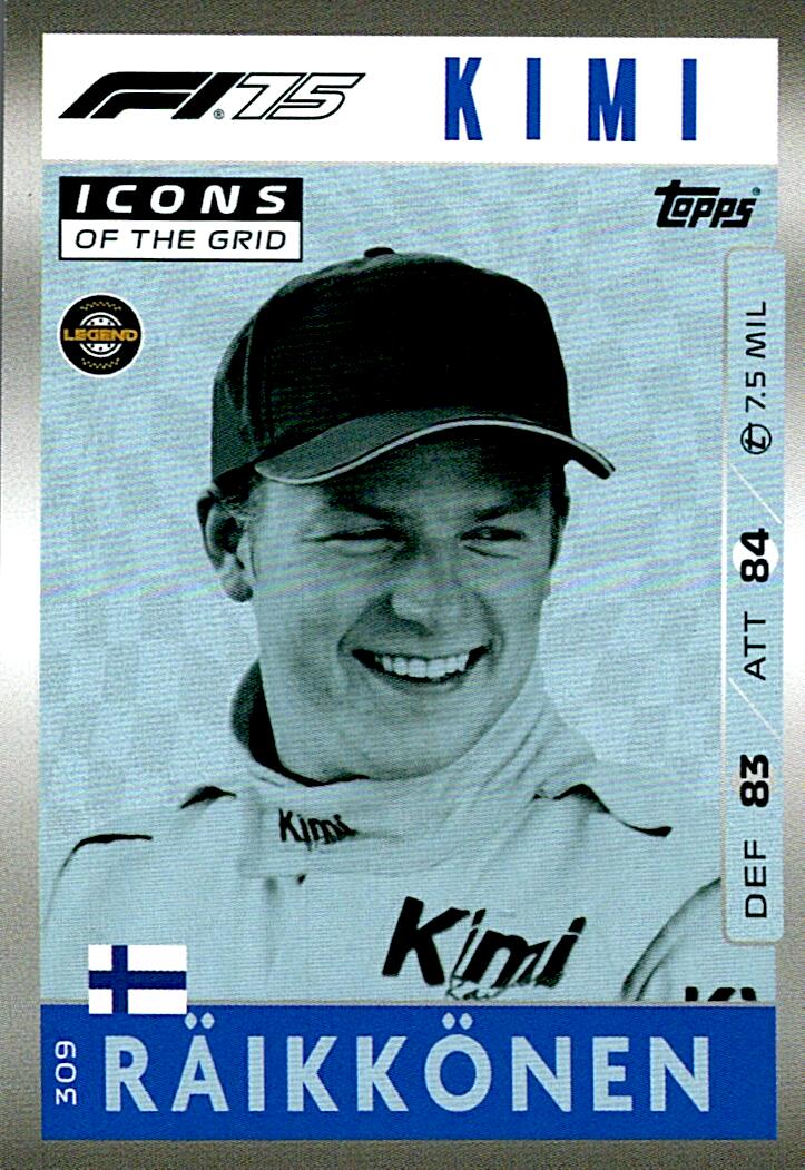 Turbo Attax 2025 KIMI RÄIKKÖNEN nº309