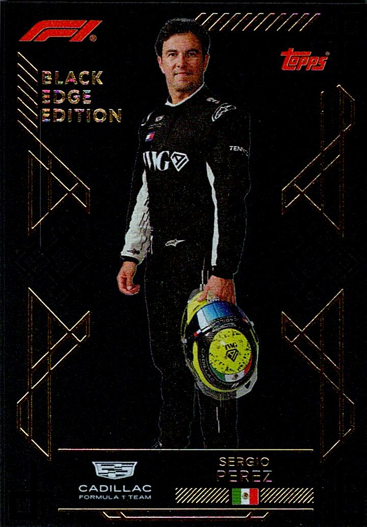 TURBO ATTAX FORMULA 1 2026 SERGIO PEREZ BLACK EDGE Nº306