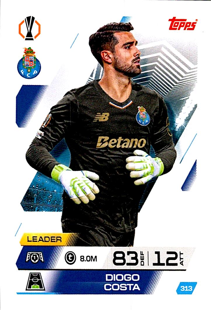 MATCH ATTAX CHAMPIONS LEAGUE 2025/2026 DIOGO COSTA Nº313