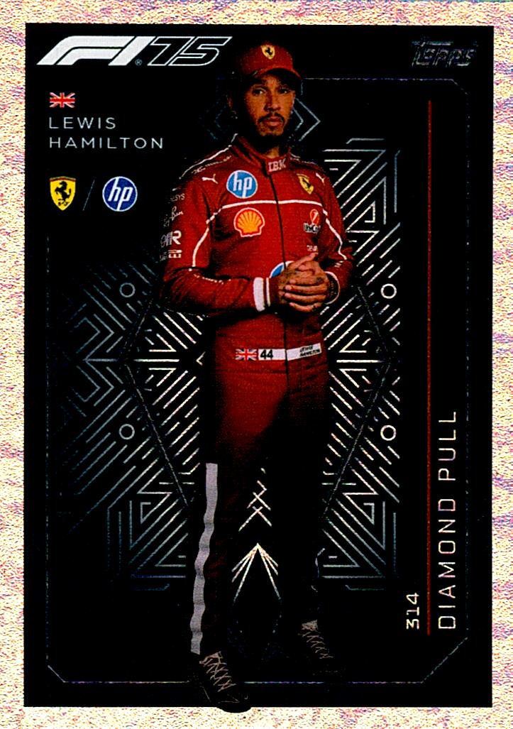 Turbo Attax 2025 DIAMOND PULL LEWIS HAMILTON nº314
