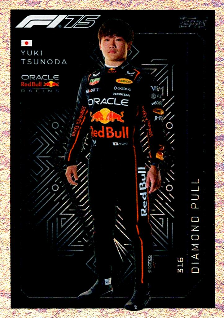 Turbo Attax 2025 DIAMOND PULL YUKI TSUNODA nº316