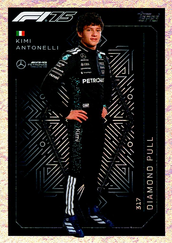 Turbo Attax 2025 DIAMOND PULL KIMI ANTONELLI nº317