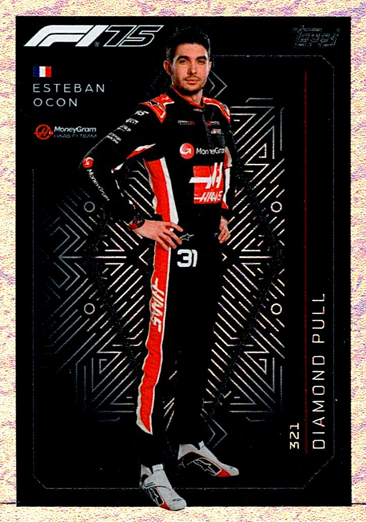 Turbo Attax 2025 DIAMOND PULL ESTEBAN OCON nº321