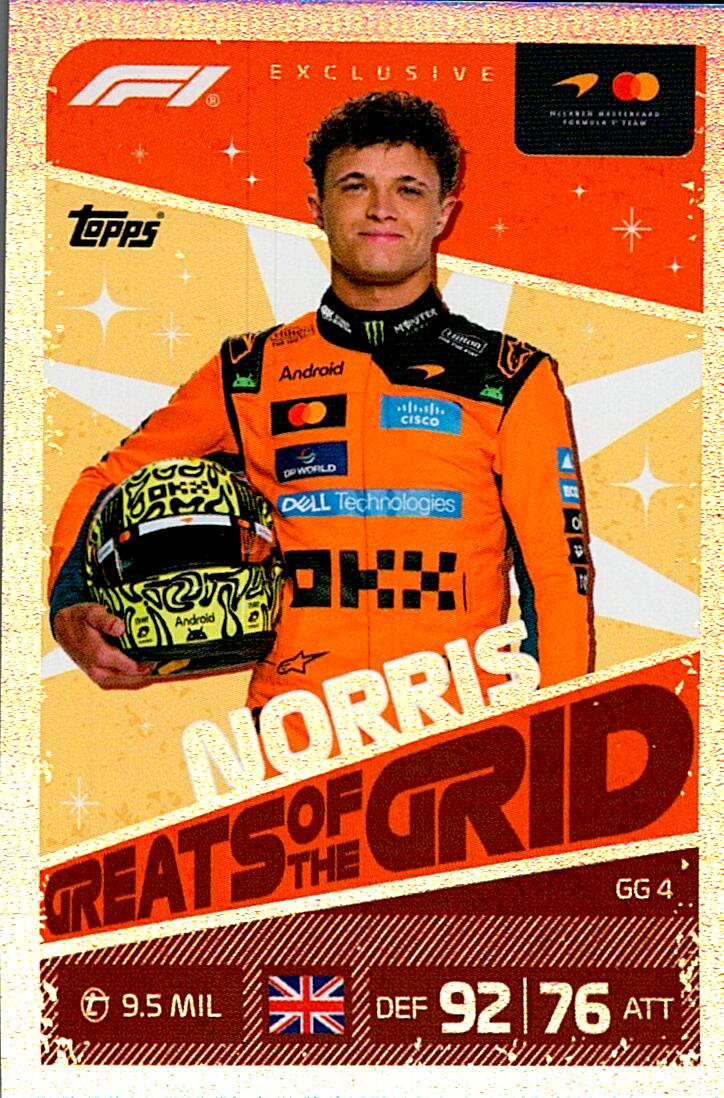 TURBO ATTAX FORMULA 1 2026 LANDO NORRIS NºGG4
