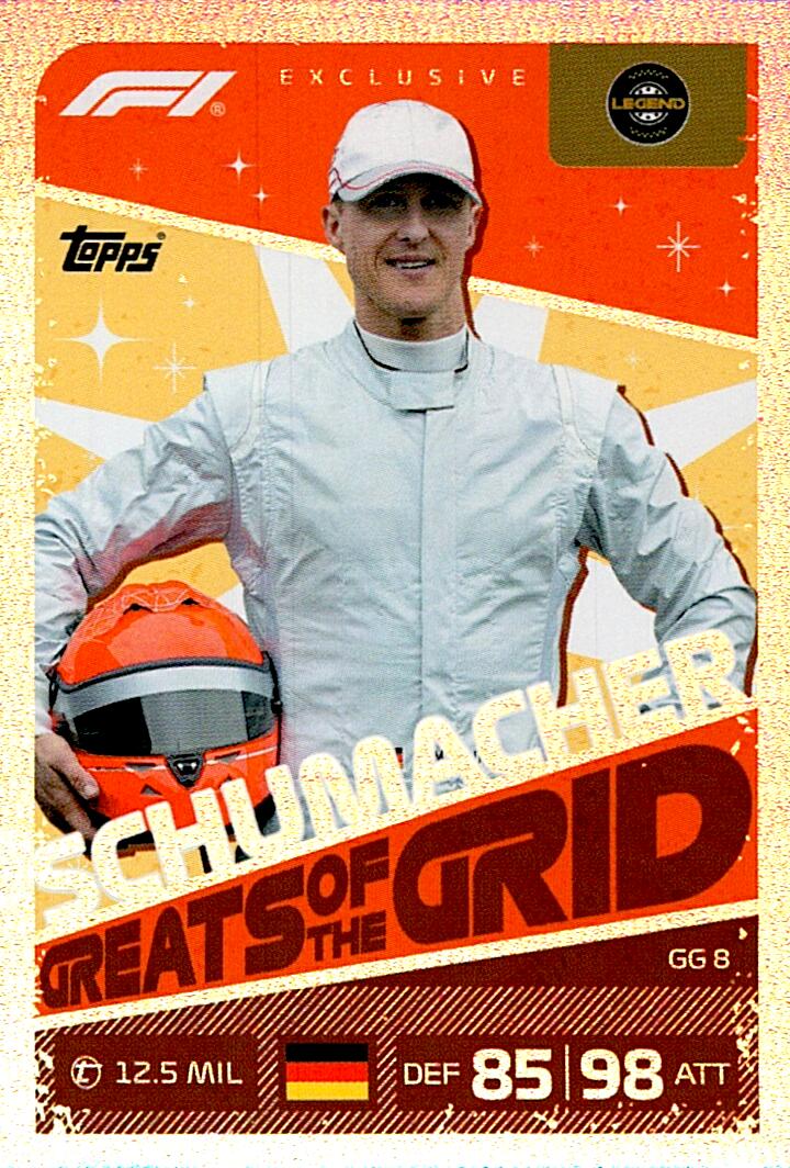 TURBO ATTAX FORMULA 1 2026 MICHAEL SCHUMACHER NºGG8