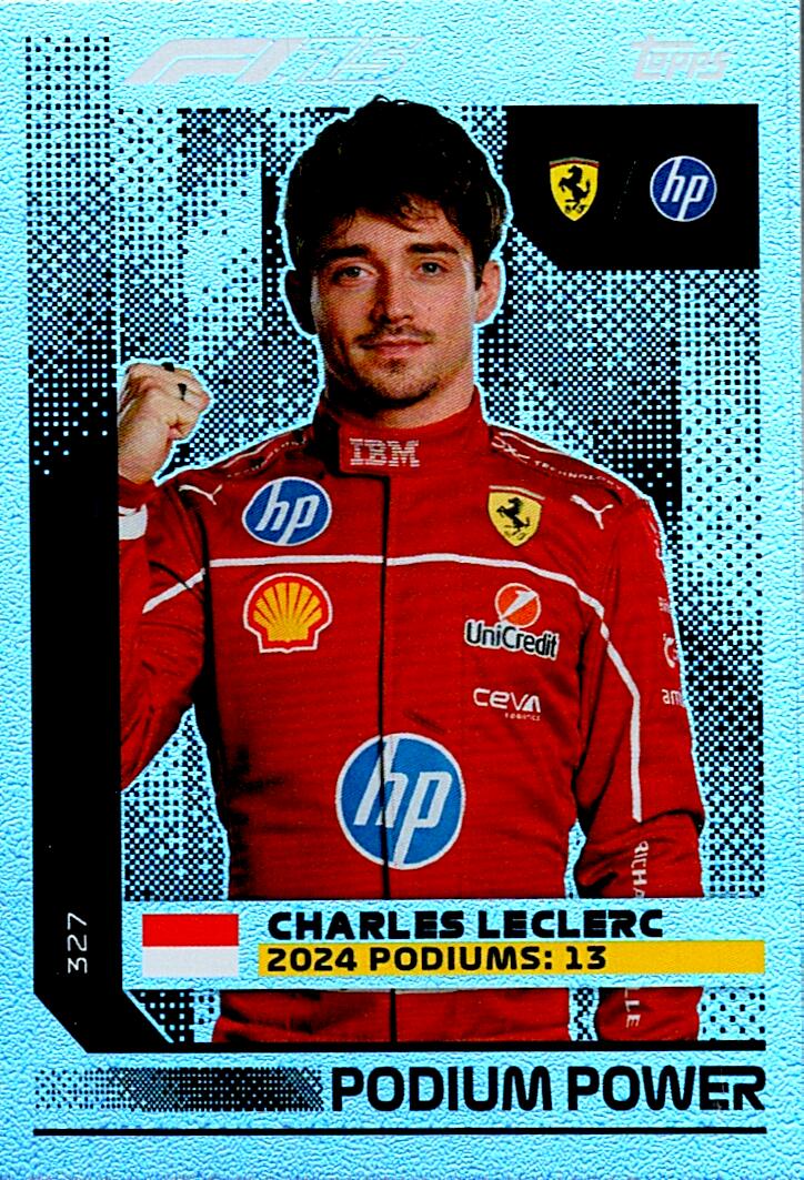 Turbo Attax 2025 PODIUM POWER CHARLES LECLERC nº327