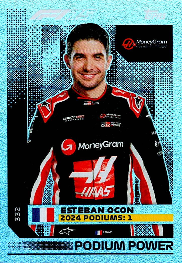 Turbo Attax 2025 PODIUM POWER ESTEBAN OCON nº332