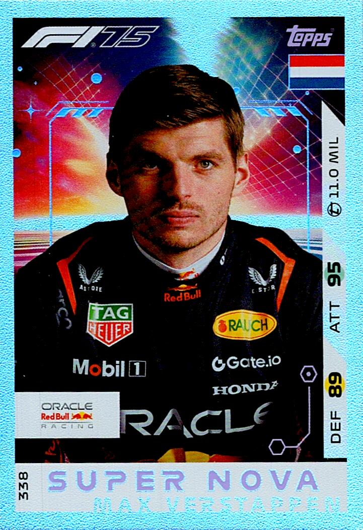 Turbo Attax 2025 SUPER NOVA MAX VERSTAPPEN nº338