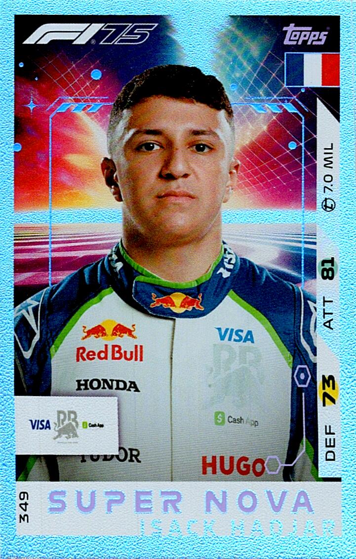 Turbo Attax 2025 SUPER NOVA ISACK HADJAR nº349