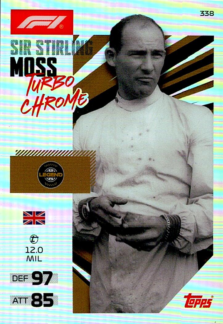 TURBO ATTAX FORMULA 1 2026 SIR STIRLING MOSS TURBO CHROME Nº338