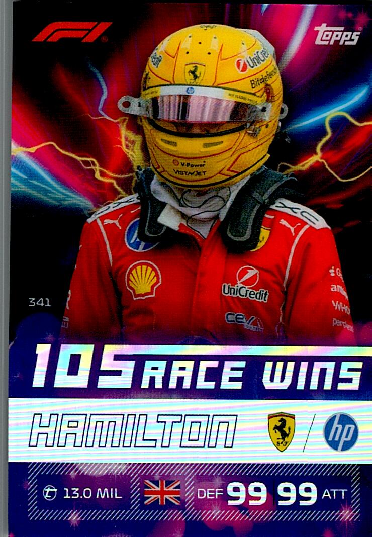 TURBO ATTAX FORMULA 1 2026 LEWIS HAMILTONTHE WINNING FORMULA Nº341