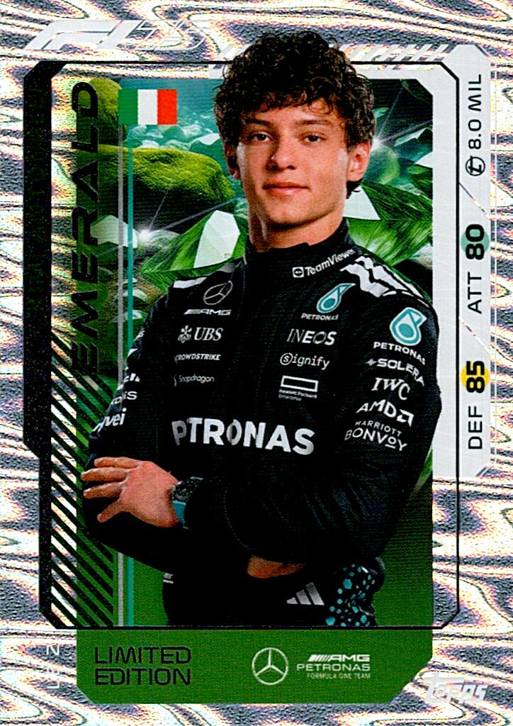 Turbo Attax 2025 LIMITED EDITION KIMI ANTONELLI nºLE2