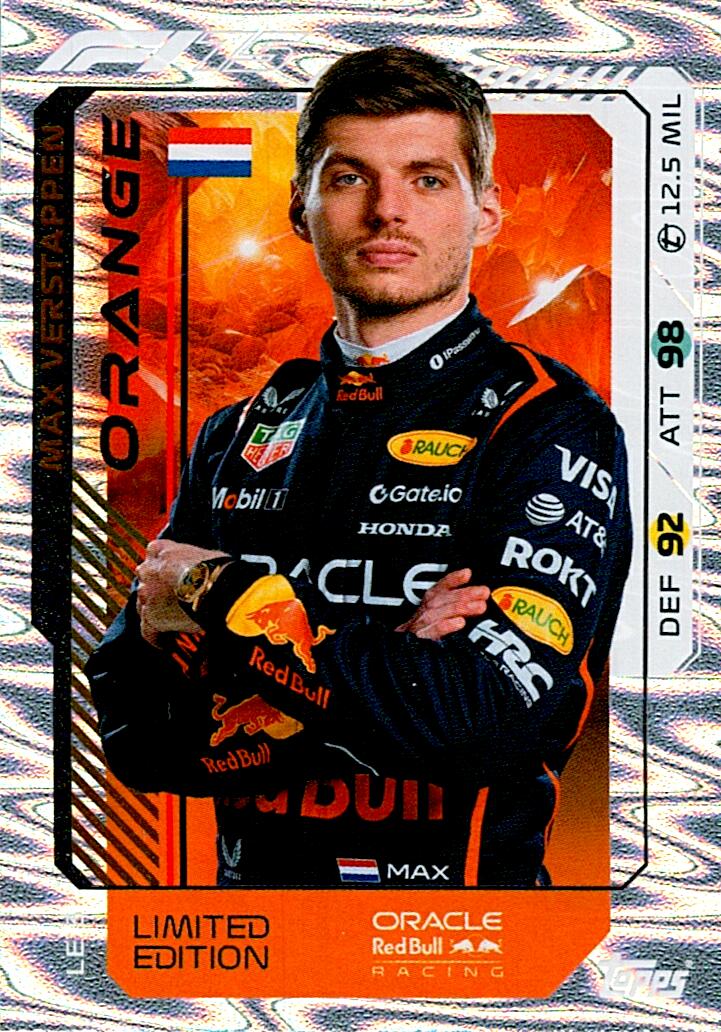 Turbo Attax 2025 LIMITED EDITION MAX VERSTAPPEN nºLE3