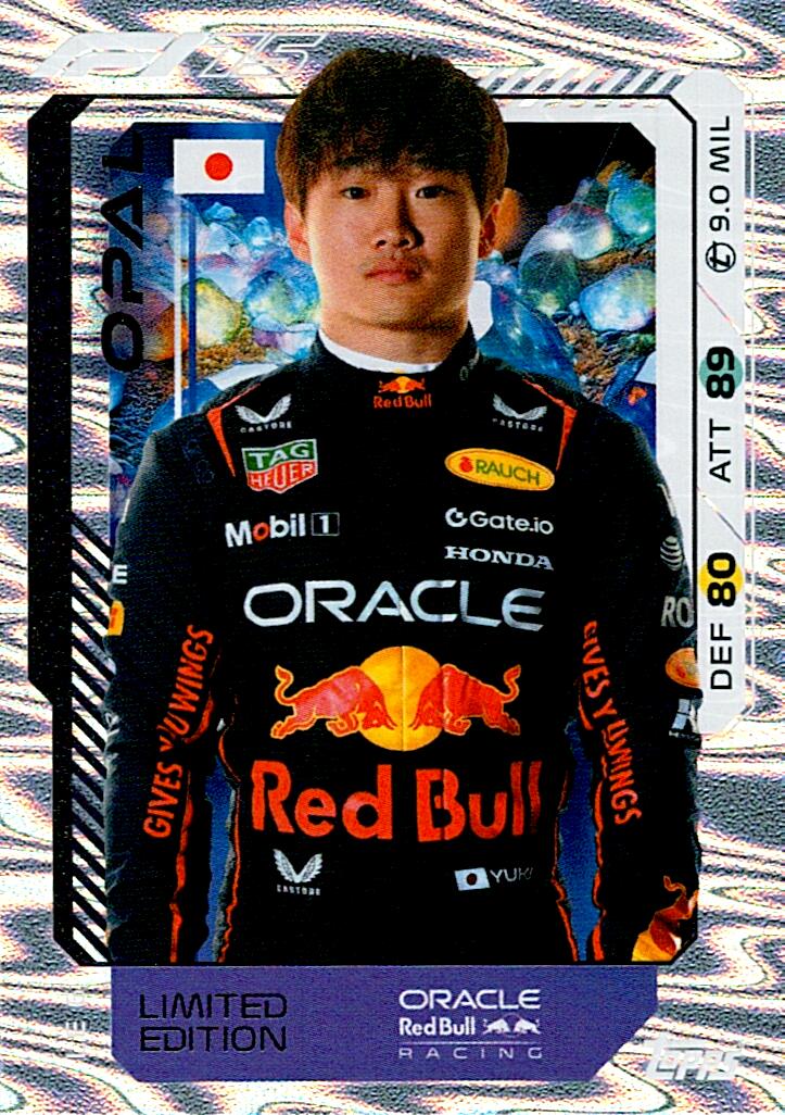 Turbo Attax 2025 LIMITED EDITION YUKI TSUNODA nºLE6